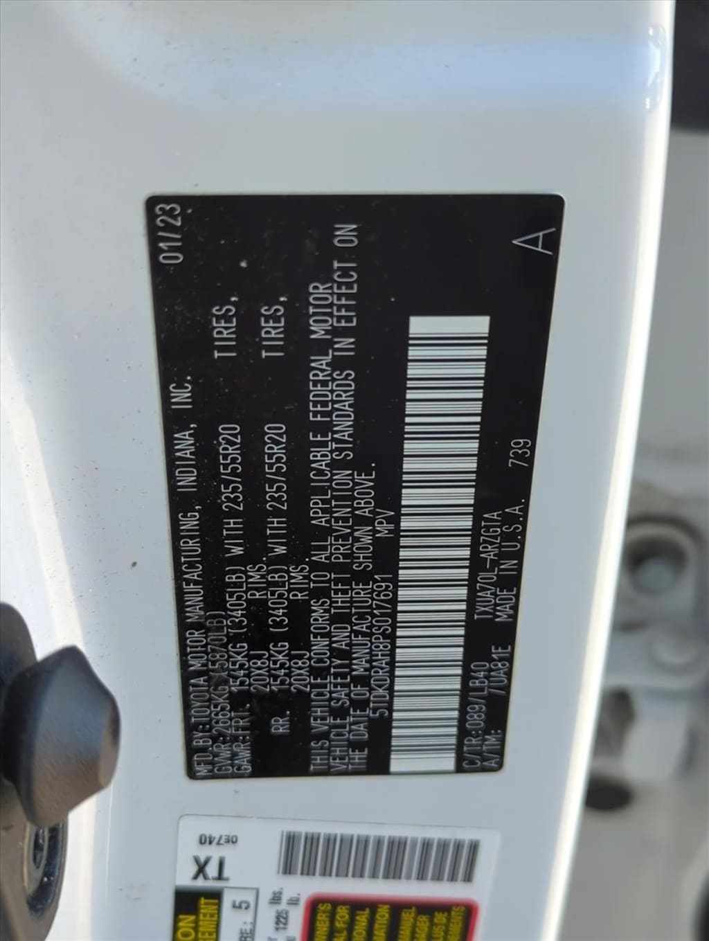 Certified 2023 Toyota Highlander Limited SUV