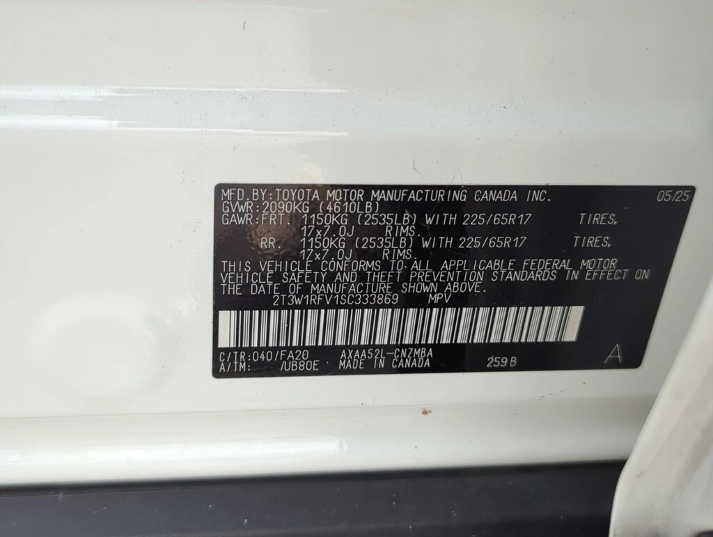 Used 2025 Toyota RAV4 XLE SUV