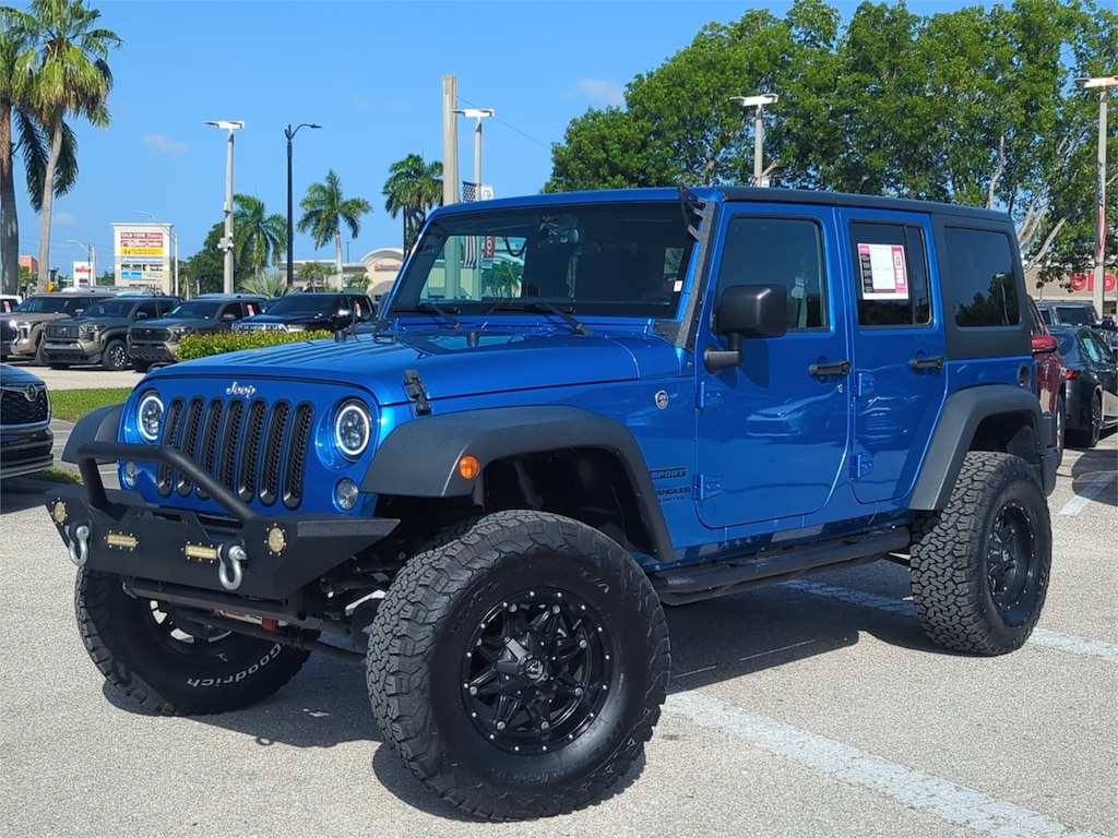 Used 2016 Jeep Wrangler JK Unlimited Sport 4X4 SUV