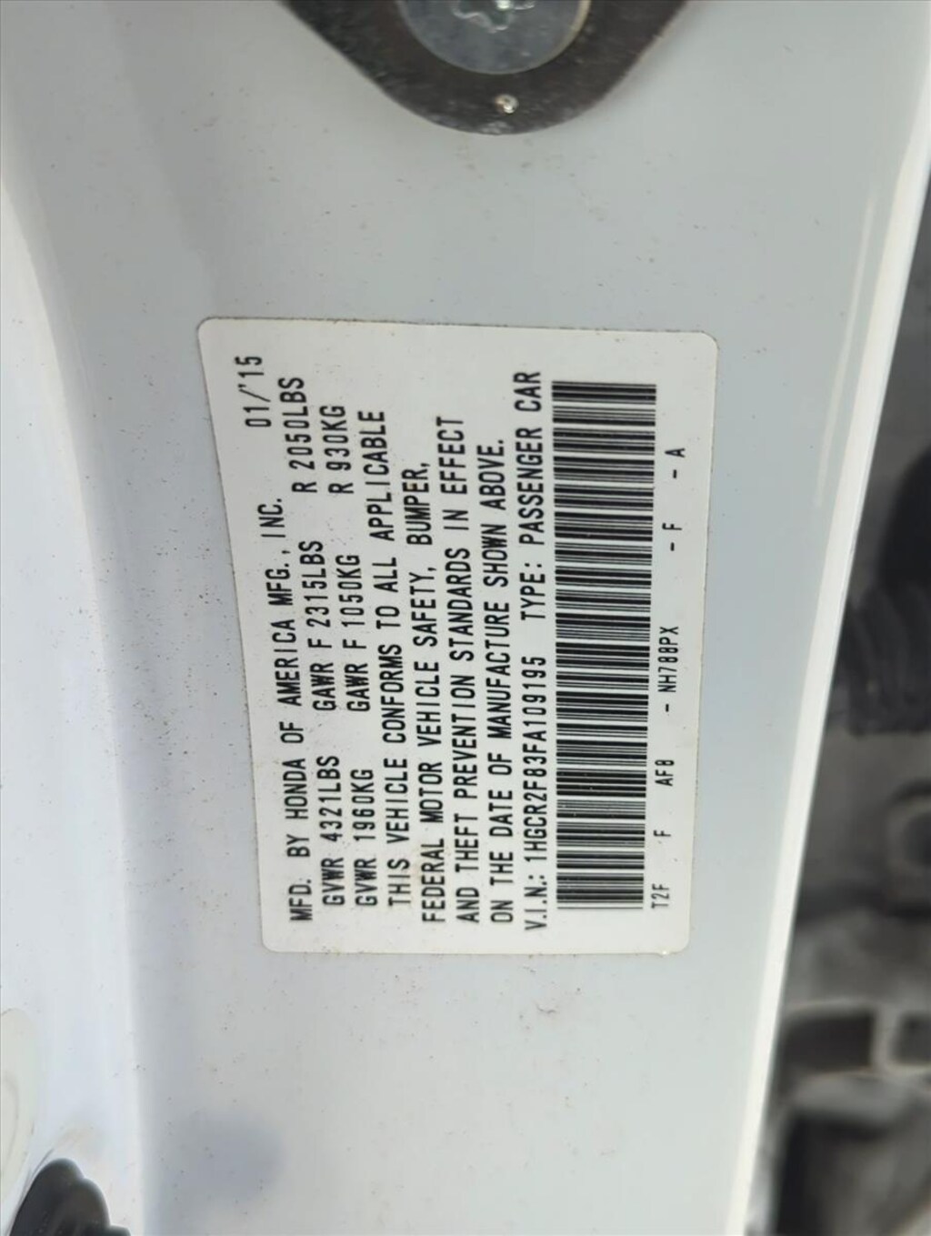 Used 2015 Honda Accord EX-L Sedan