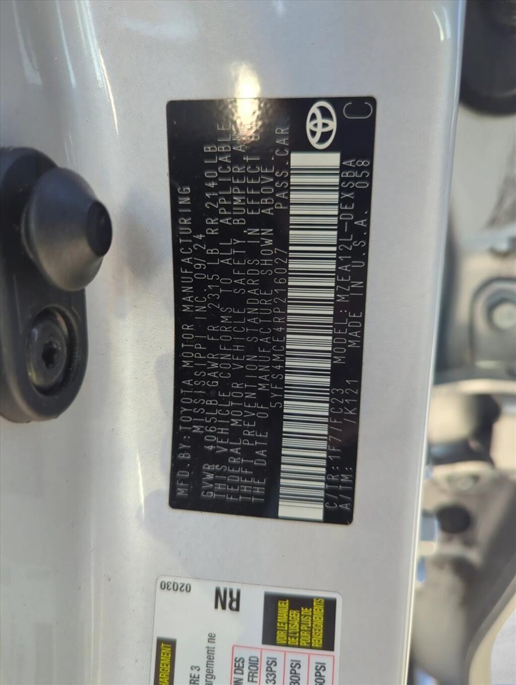 Certified 2024 Toyota Corolla SE Sedan