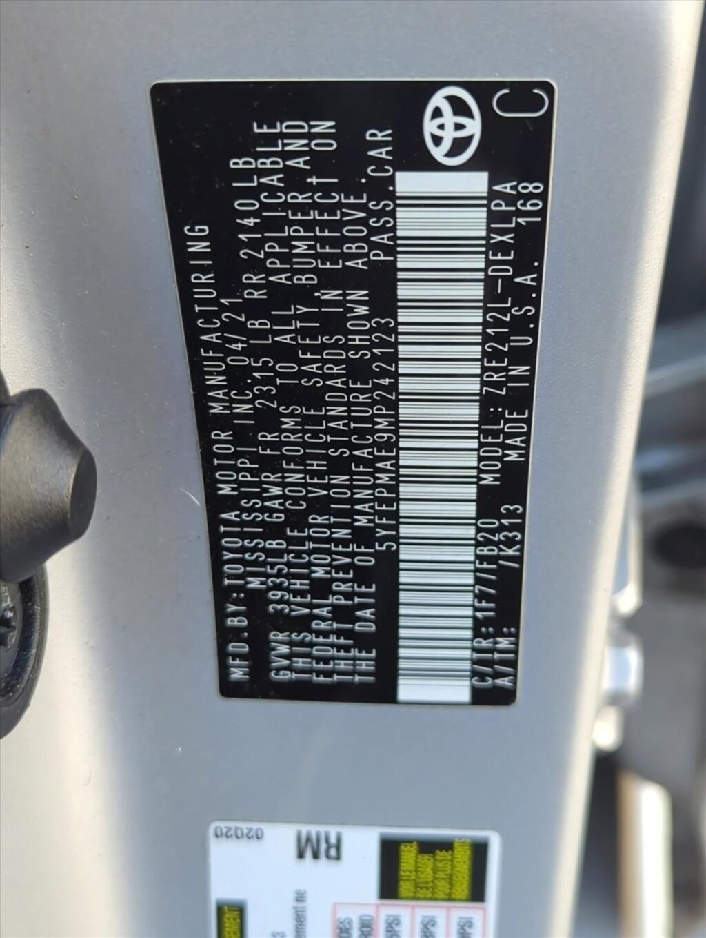 Used 2021 Toyota Corolla LE Sedan