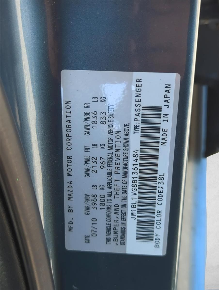 Used 2011 Mazda MAZDA3 i Touring with VIN JM1BL1VG8B1361484 for sale in Fort Myers, FL