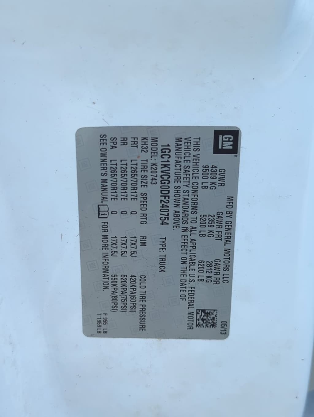 Used 2013 Chevrolet Silverado 2500HD WT Truck Crew Cab