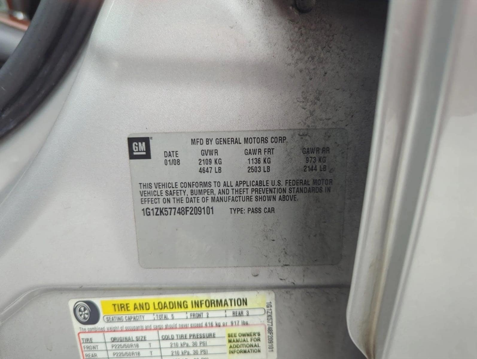 Used 2008 Chevrolet Malibu LTZ with VIN 1G1ZK57748F209101 for sale in Fort Myers, FL