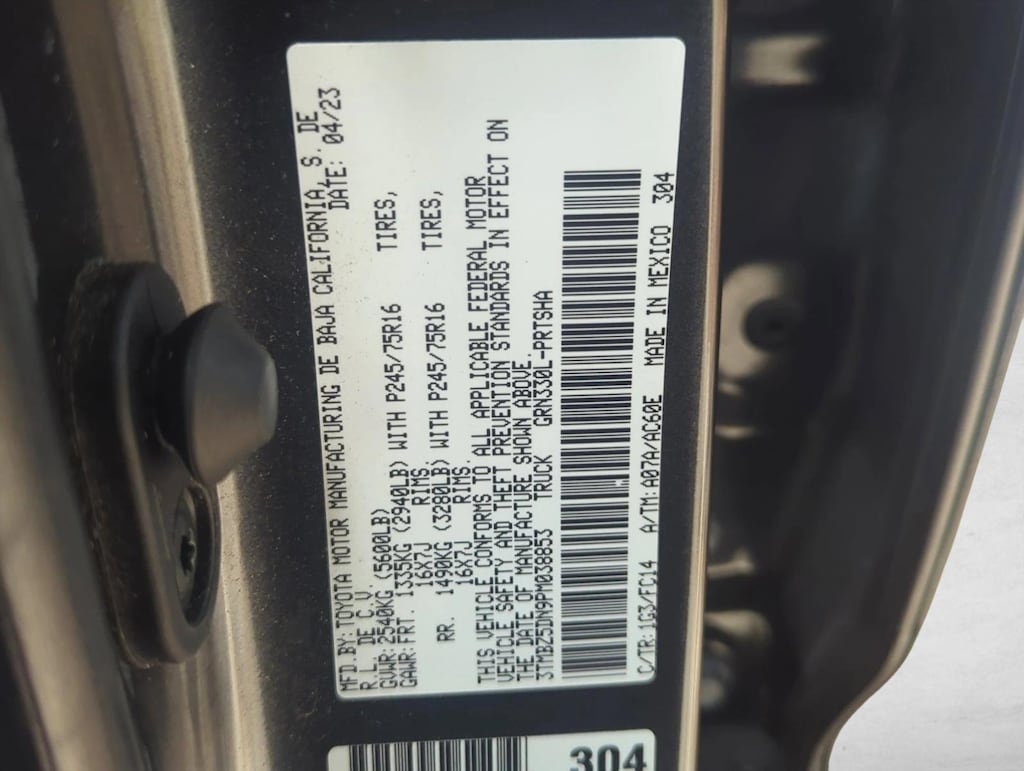 Certified 2023 Toyota Tacoma SR5 V6 Truck Double Cab