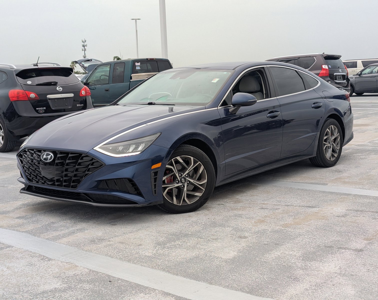 Used 2022 Hyundai Sonata SEL with VIN 5NPEL4JA0NH140989 for sale in Fort Myers, FL
