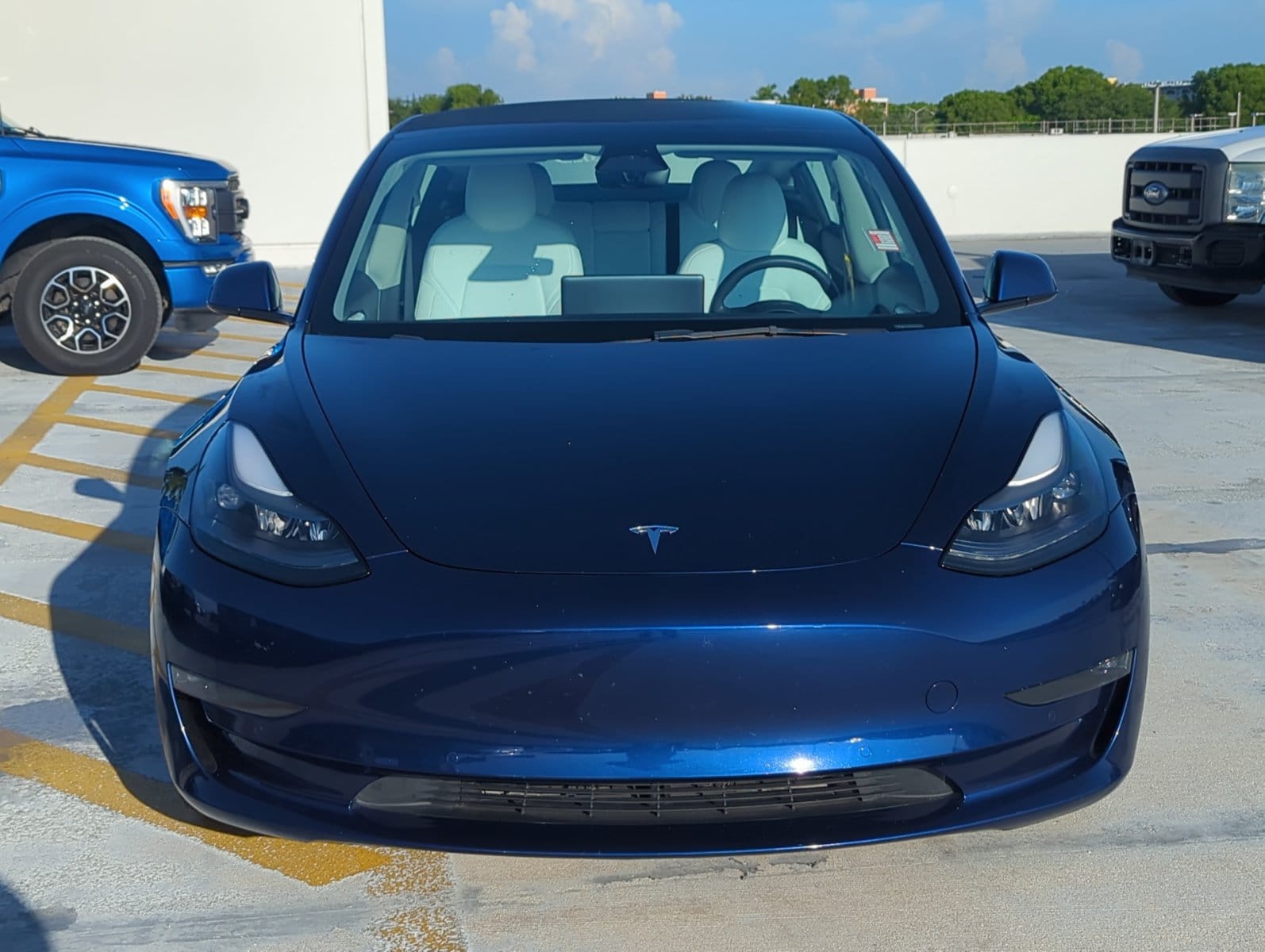 Used 2022 Tesla Model 3 Long Range with VIN 5YJ3E1EB7NF254375 for sale in Fort Myers, FL