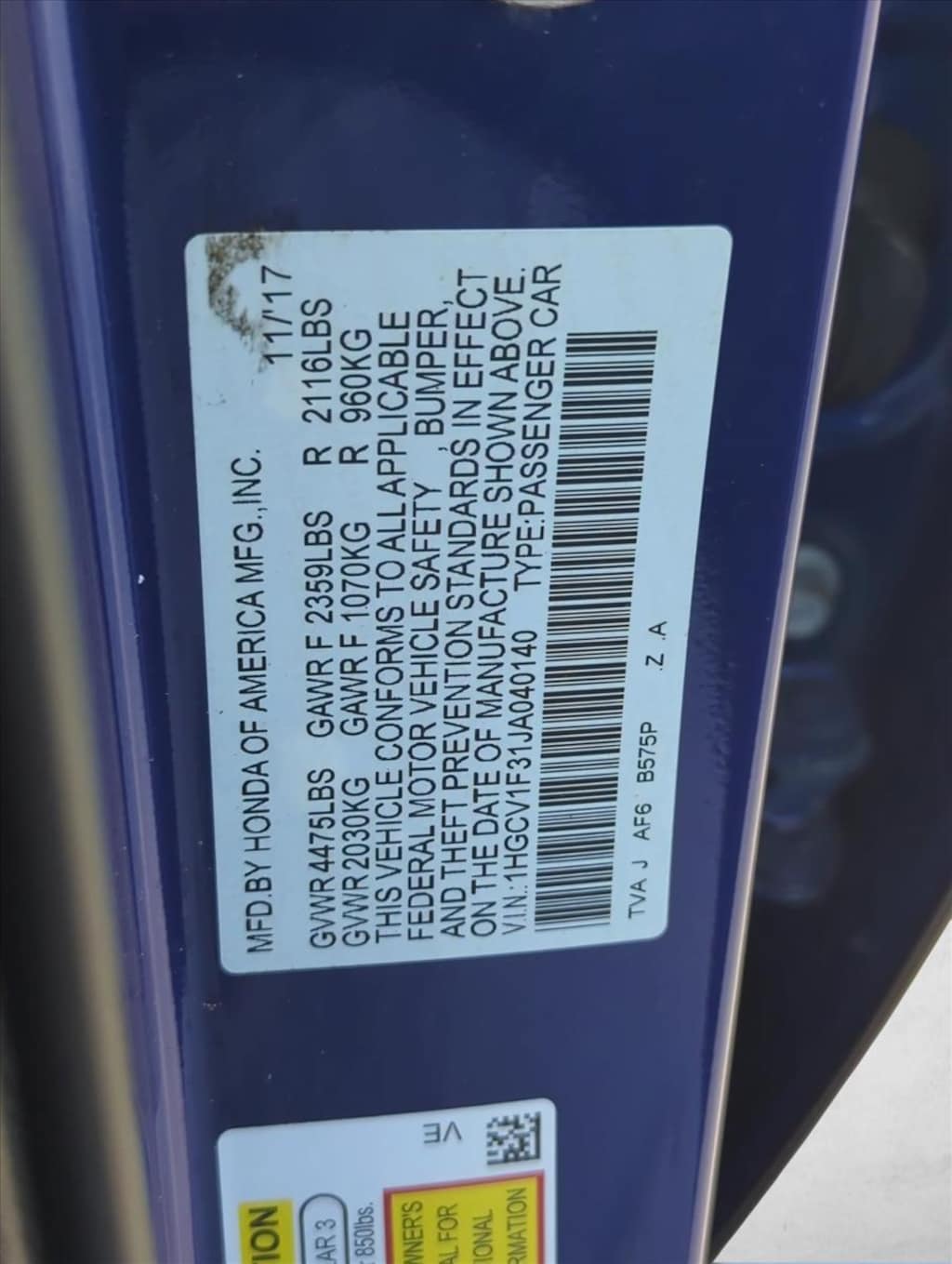 Used 2018 Honda Accord Sport Sedan