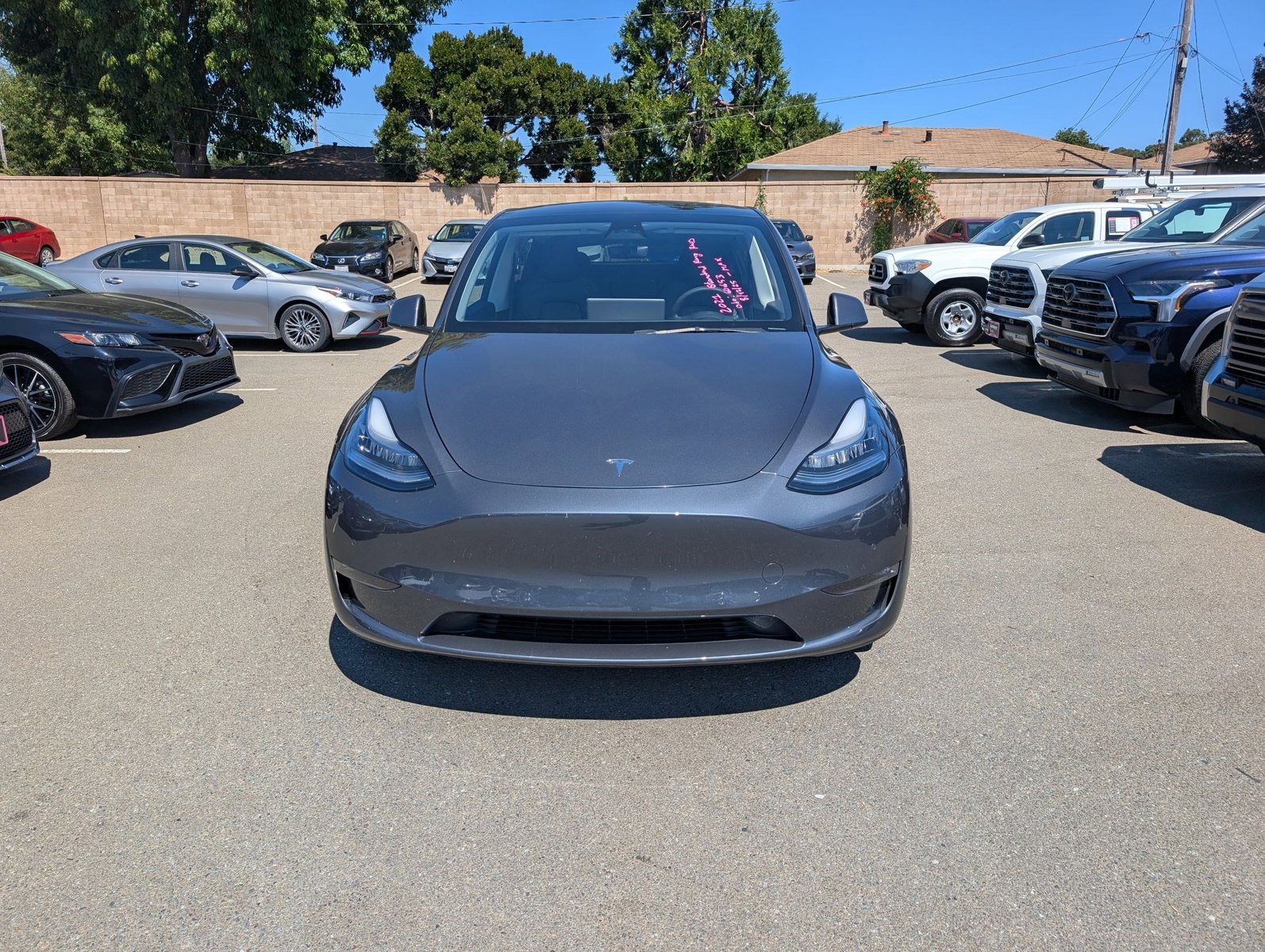 Used 2021 Tesla Model Y Standard Range with VIN 5YJYGDED7MF109385 for sale in Kansas City