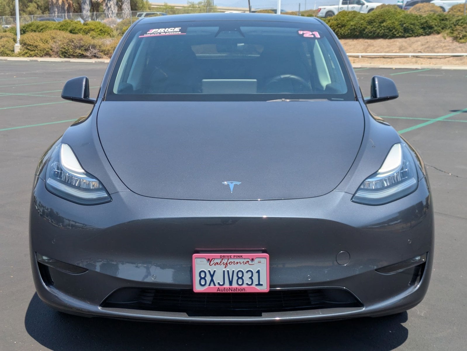 Used 2021 Tesla Model Y Long Range with VIN 5YJYGDEEXMF232817 for sale in Northfield, Minnesota