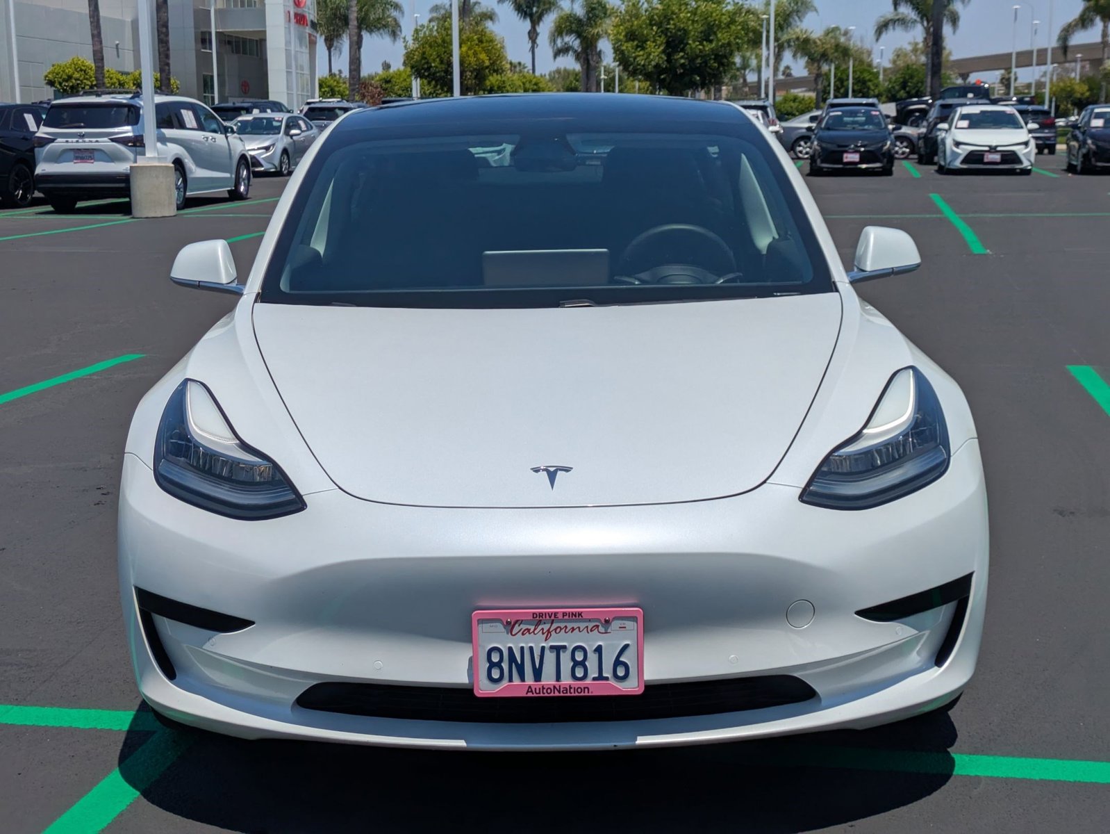 Used 2020 Tesla Model 3 Base with VIN 5YJ3E1EA5LF634142 for sale in Irvine, CA
