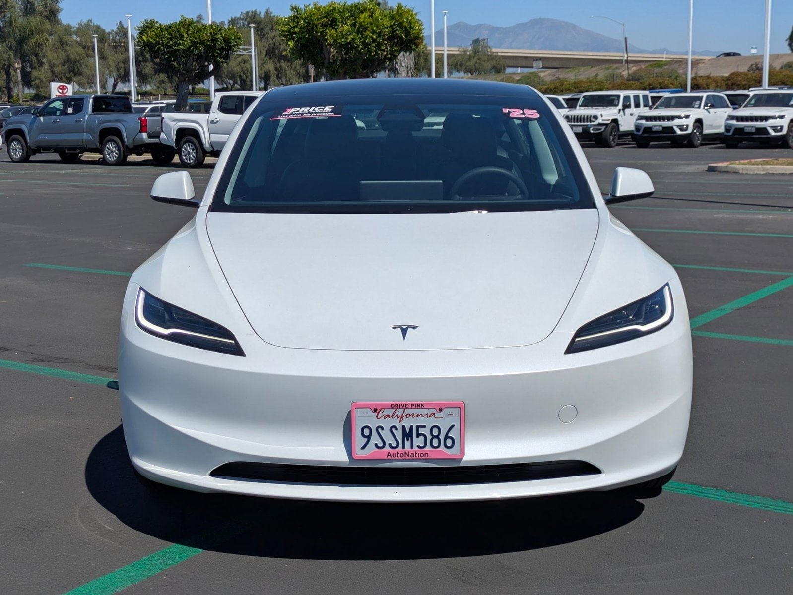Used 2025 Tesla Model 3 Long Range with VIN 5YJ3E1EA8SF979762 for sale in Irvine, CA