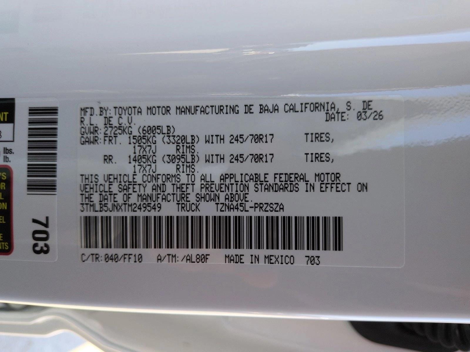 2026 Toyota Tacoma SR5 - Photo 17