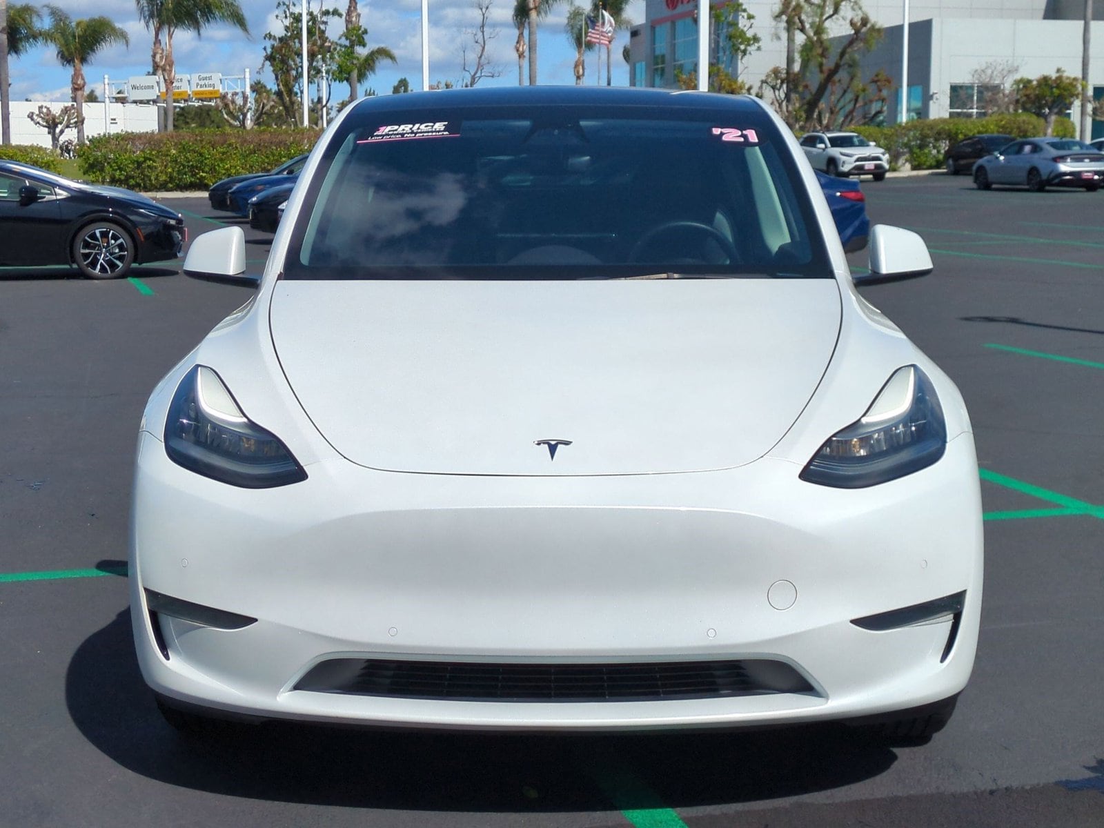 Used 2021 Tesla Model Y Long Range with VIN 5YJYGDEE3MF094117 for sale in Irvine, CA
