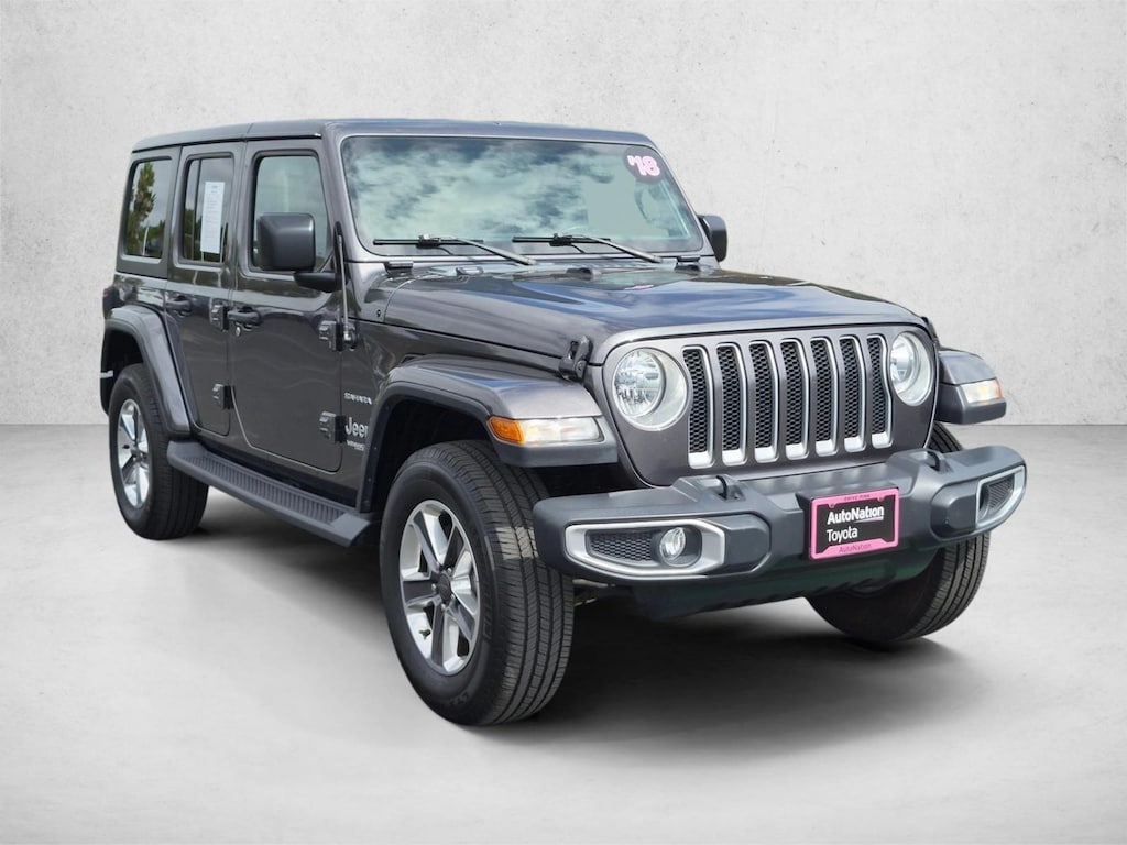 Used 2018 Jeep Wrangler Unlimited Sahara 4x4 SUV