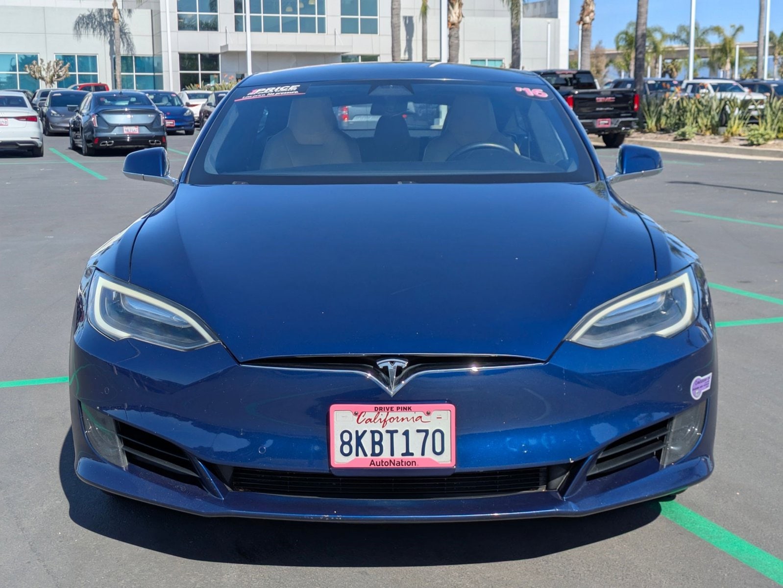 Used 2016 Tesla Model S 75 with VIN 5YJSA1E12GF161488 for sale in Irvine, CA