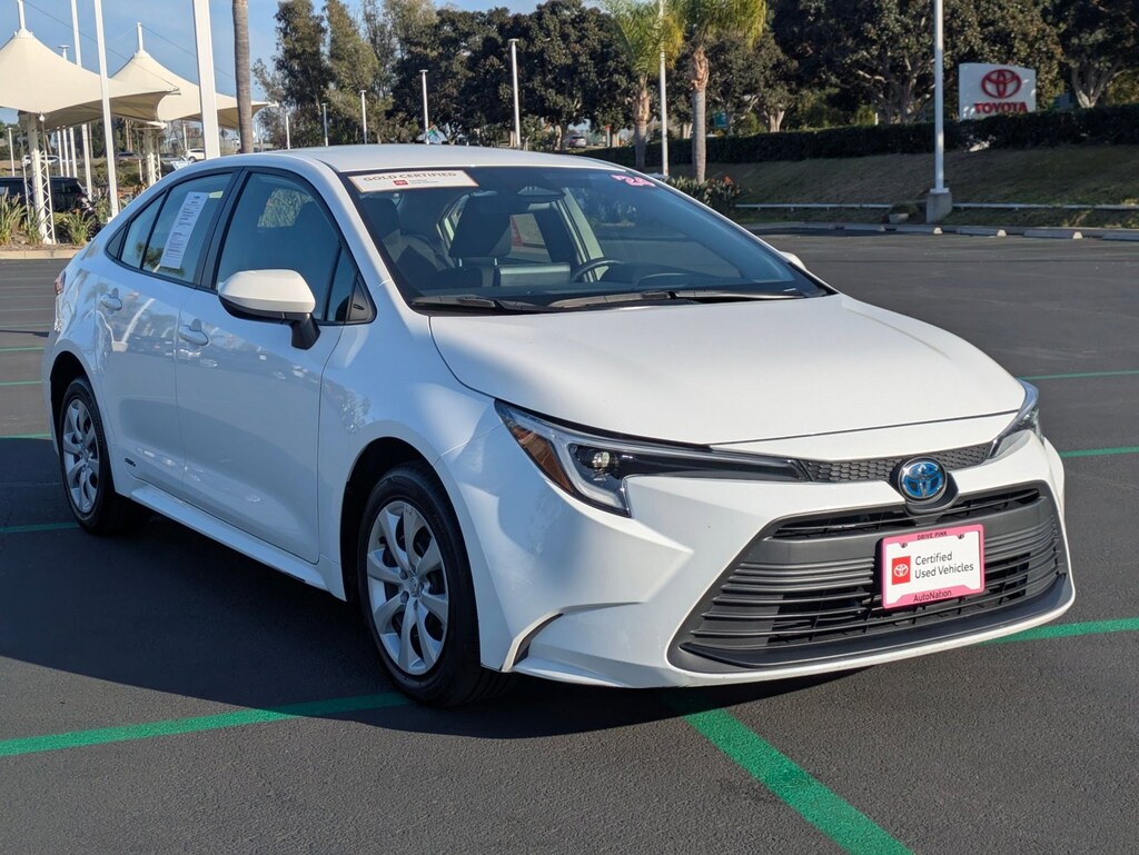Used 2024 Toyota Corolla Hybrid LE Sedan
