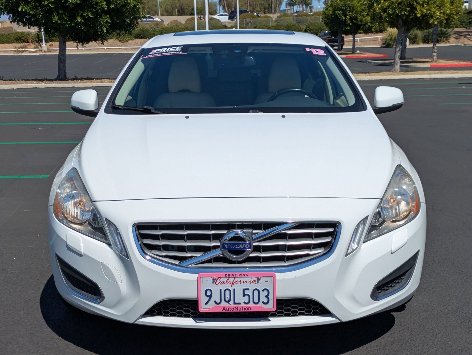 Used 2012 Volvo S60 T5 with VIN YV1622FS7C2053368 for sale in Irvine, CA