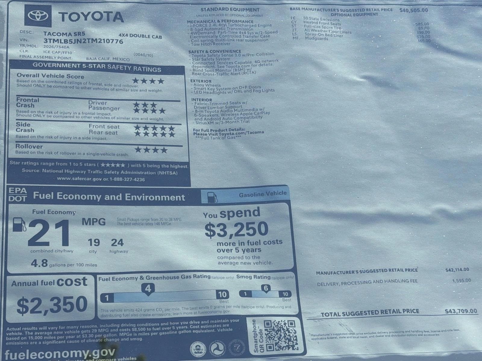 2026 Toyota Tacoma SR5 - Photo 23