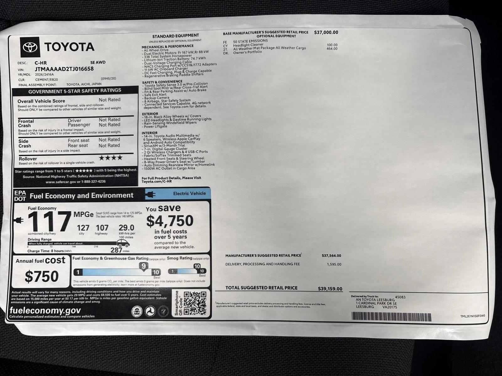 2026 Toyota C-HR SE - Photo 25