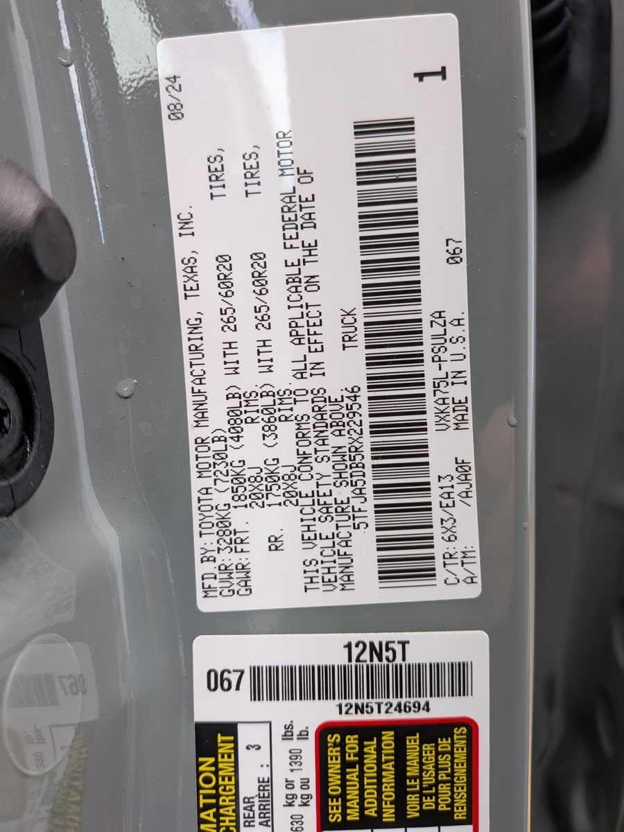 2024 TOYOTA TUNDRA - Image 24