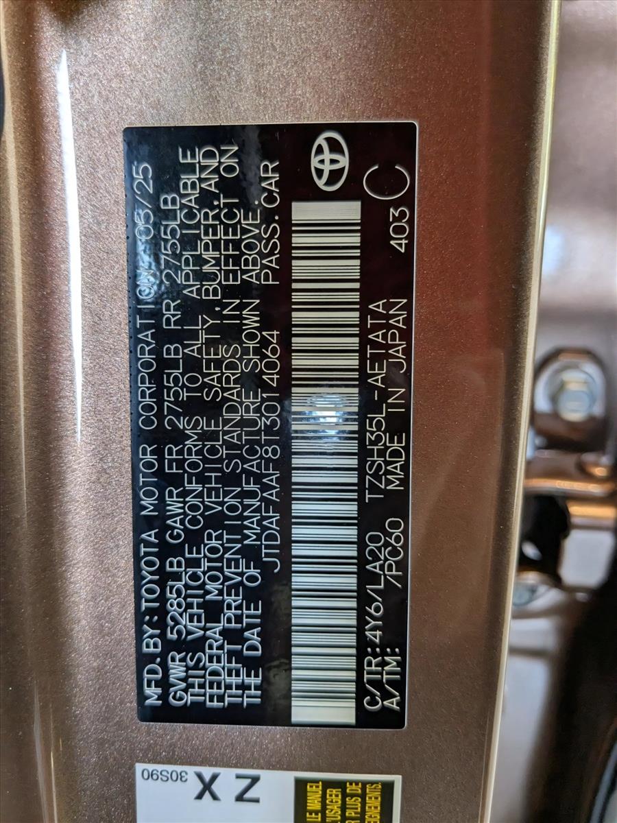 N 2023 TOYOTA CROWN PLATINUM VIN:JTDAFAAF9P3000406 – VIN Public