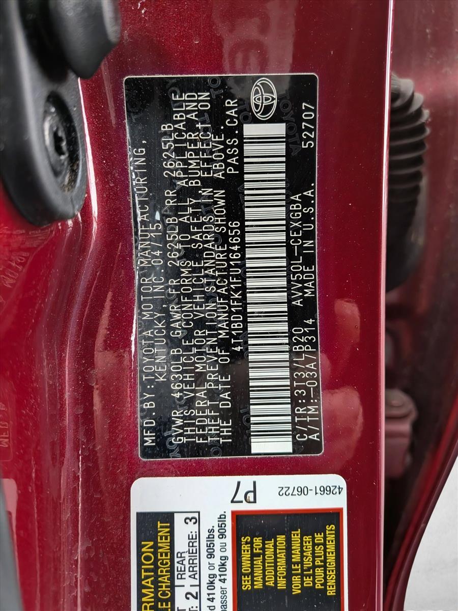 2015 TOYOTA CAMRY - Image 15