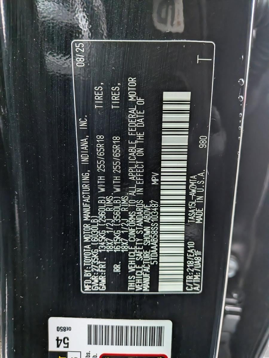 2025 TOYOTA GRAND HIGHLANDER - Image 27