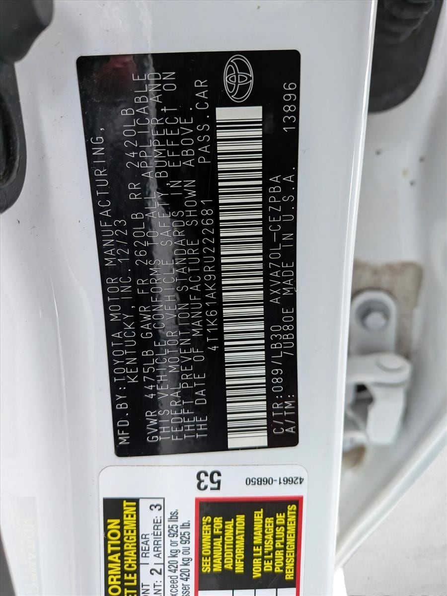 2024 TOYOTA CAMRY - Image 24