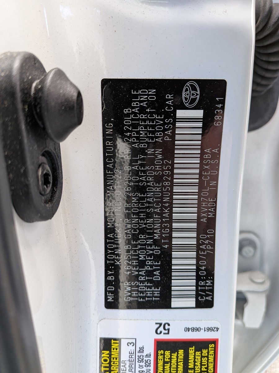 2022 TOYOTA CAMRY - Image 15