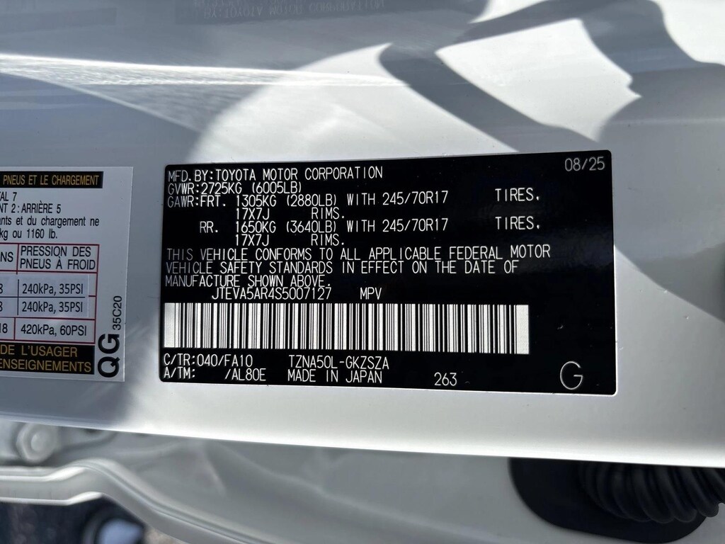 Certified 2025 Toyota 4Runner SR5 SUV