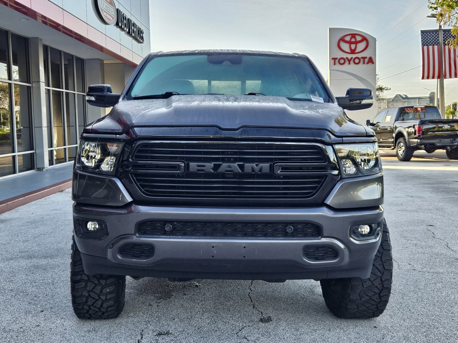 Used 2021 RAM Ram 1500 Pickup Big Horn/Lone Star with VIN 1C6SRFFT3MN523449 for sale in Pinellas Park, FL