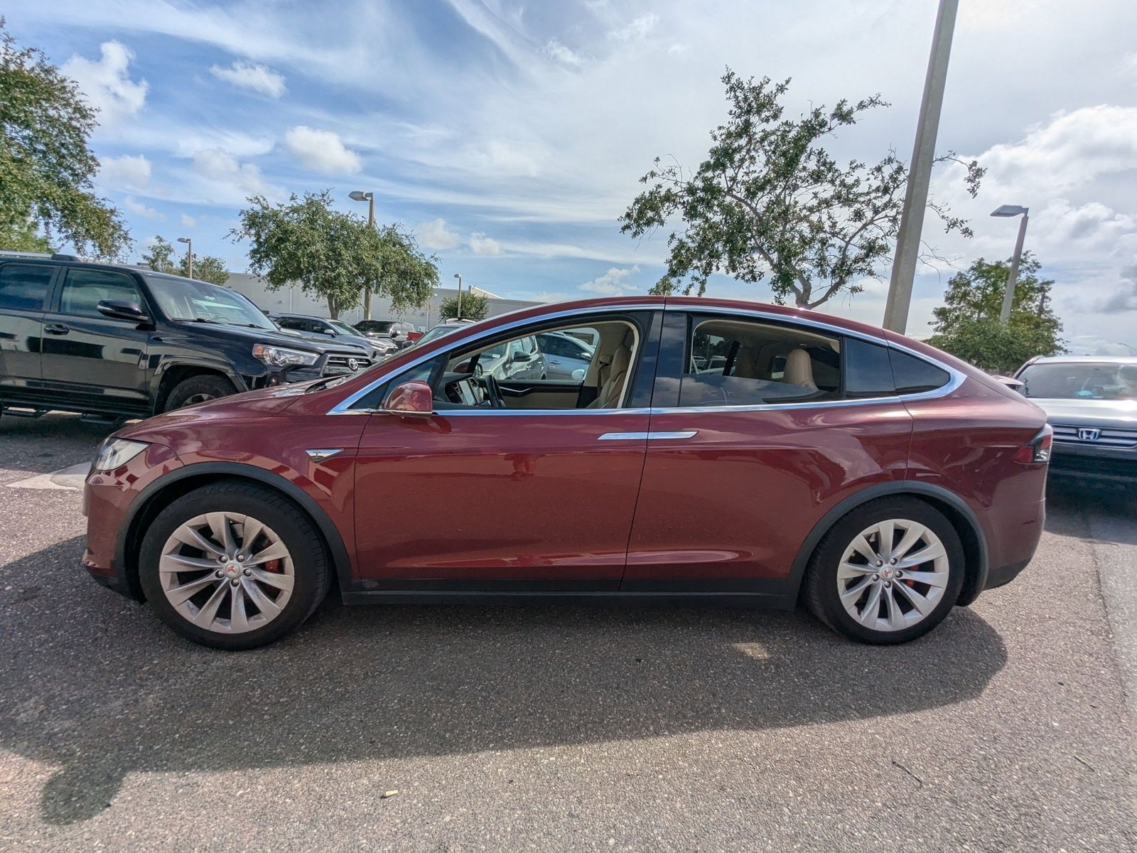 Used 2016 Tesla Model X P90D with VIN 5YJXCBE47GFS00429 for sale in Pinellas Park, FL