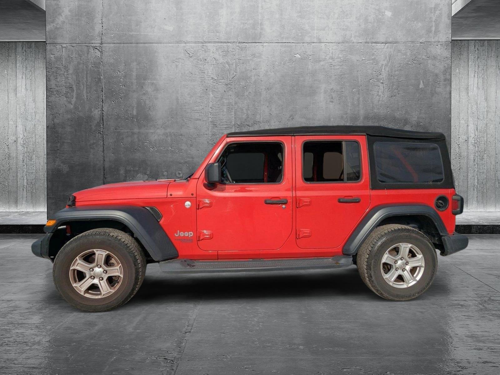 Used 2018 Jeep All-New Wrangler Unlimited Sport S with VIN 1C4HJXDG8JW130316 for sale in Pinellas Park, FL