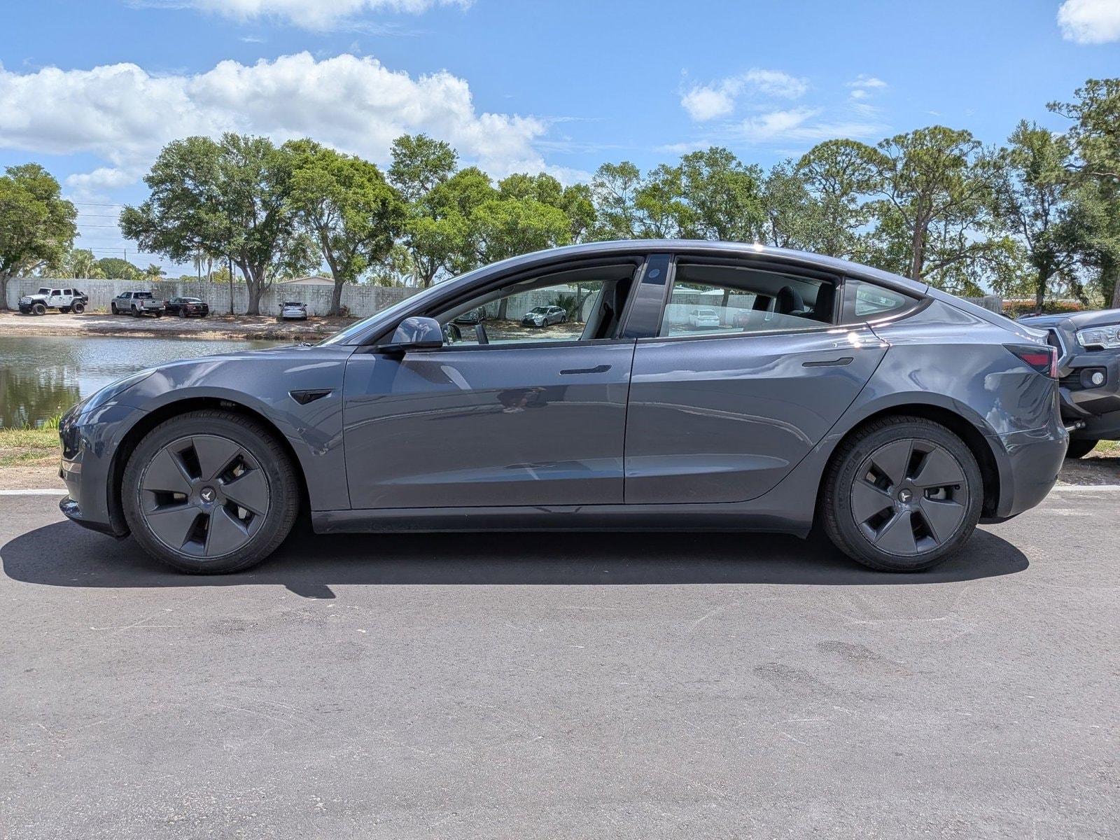 Used 2022 Tesla Model 3 Long Range with VIN 5YJ3E1EB6NF240080 for sale in Pinellas Park, FL