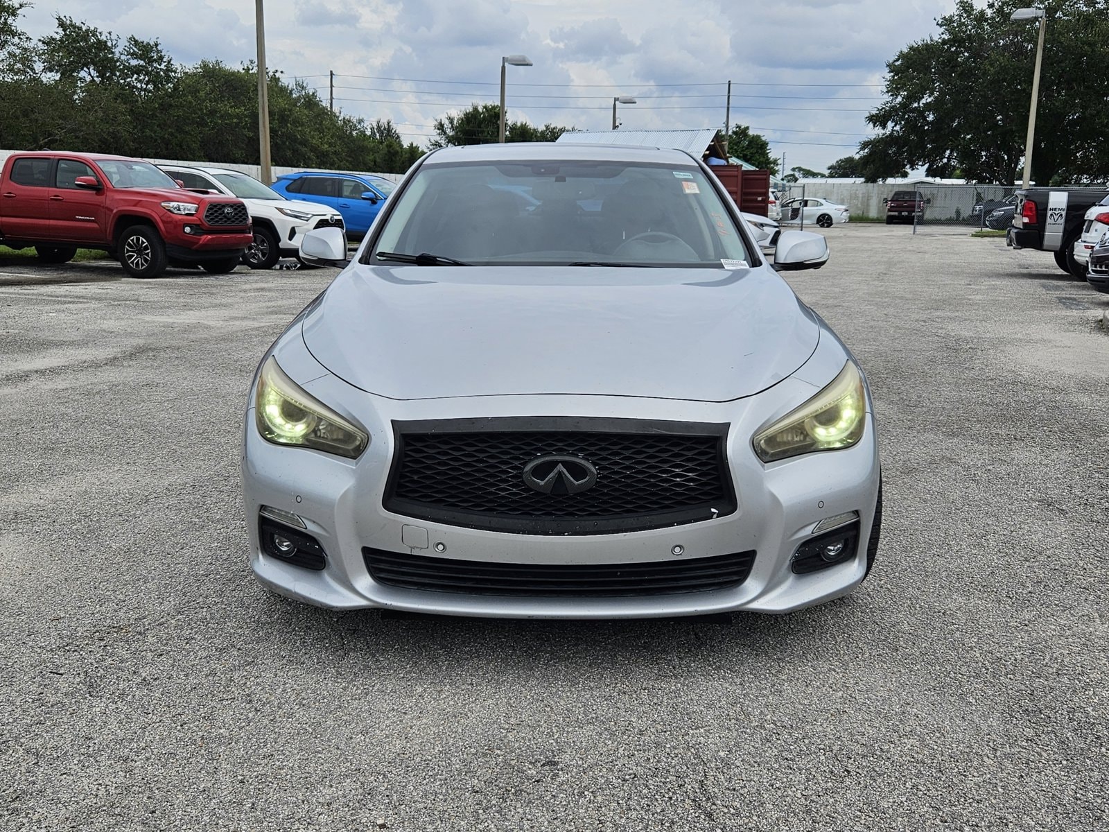 Used 2014 INFINITI Q50 Premium with VIN JN1BV7AR8EM699350 for sale in Pinellas Park, FL