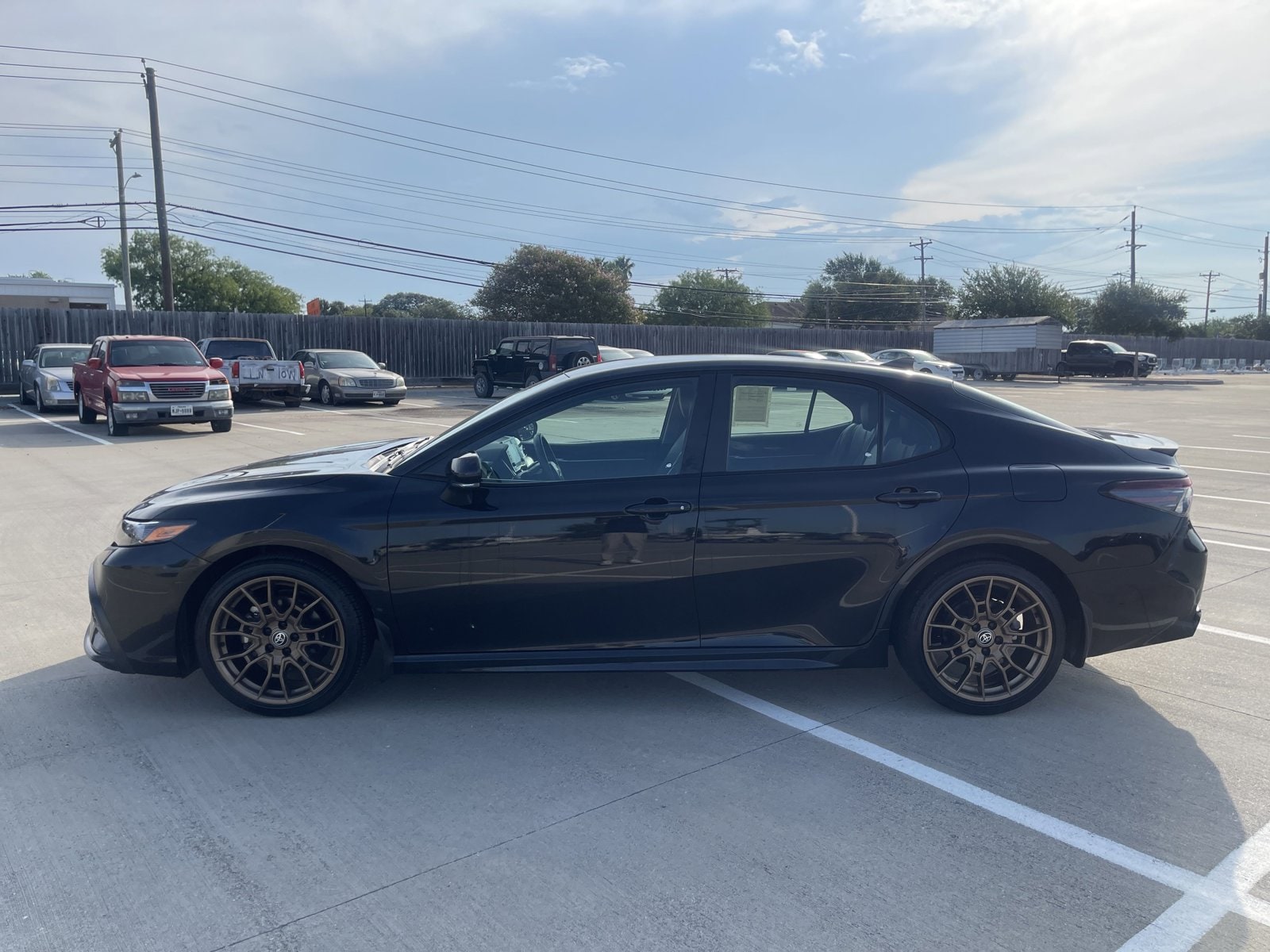 Certified 2023 Toyota Camry SE Nightshade with VIN 4T1T11AK6PU178493 for sale in Corpus Christi, TX