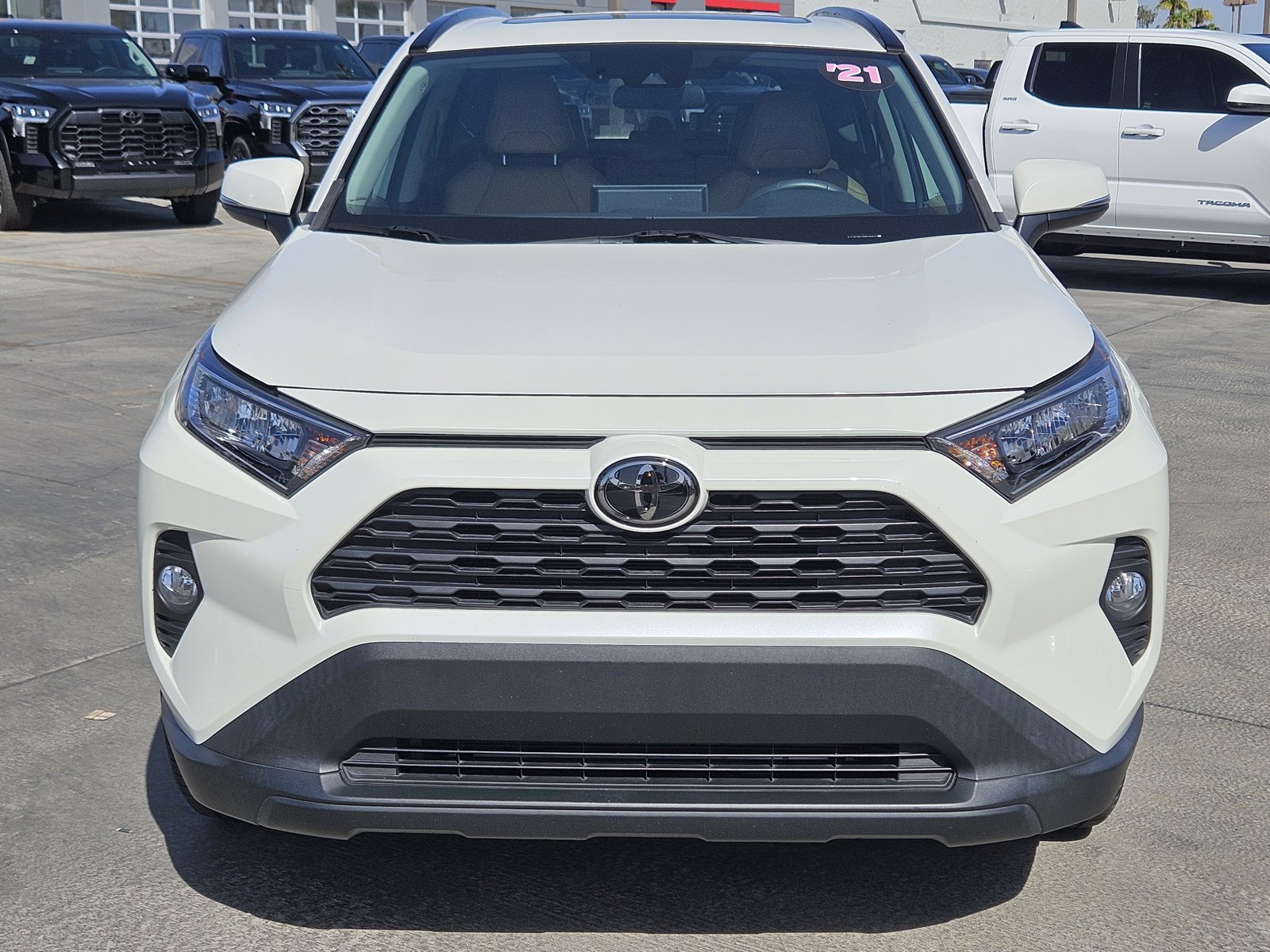 Certified 2021 Toyota RAV4 XLE Premium with VIN 2T3C1RFVXMW154637 for sale in Las Vegas, NV