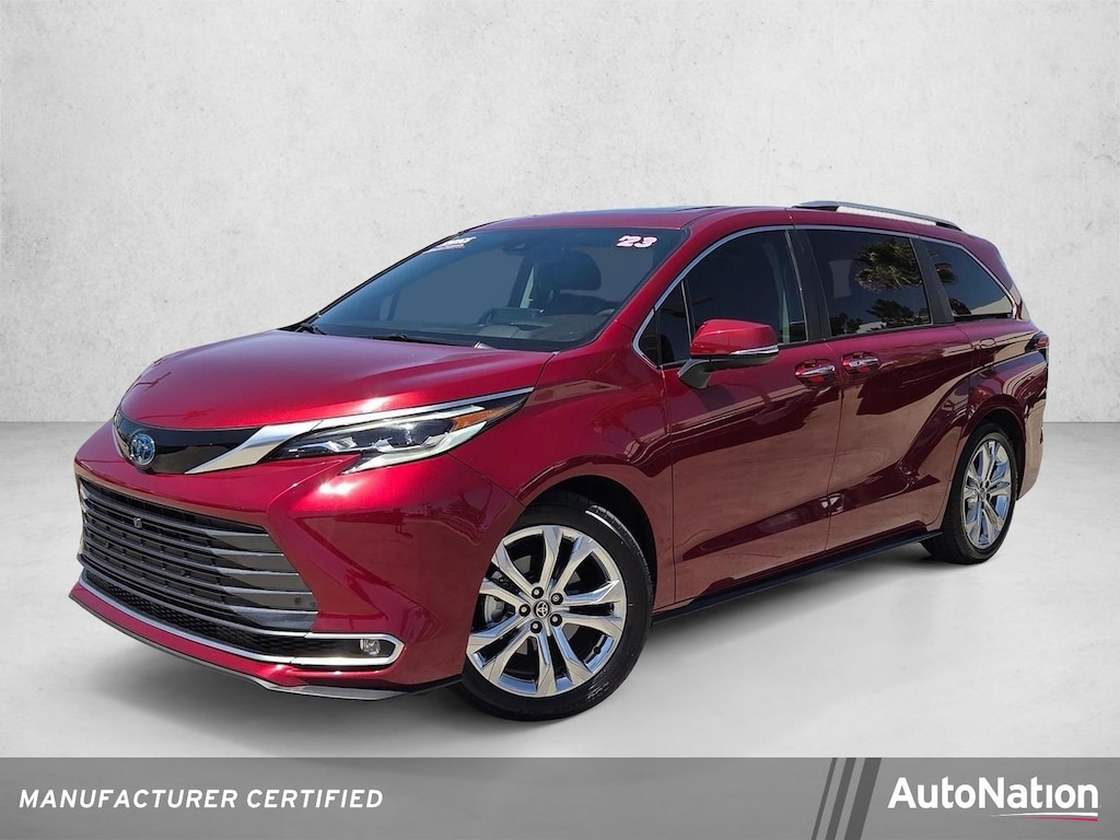 Certified 2023 Toyota Sienna Platinum 7 Passenger Van Passenger Van