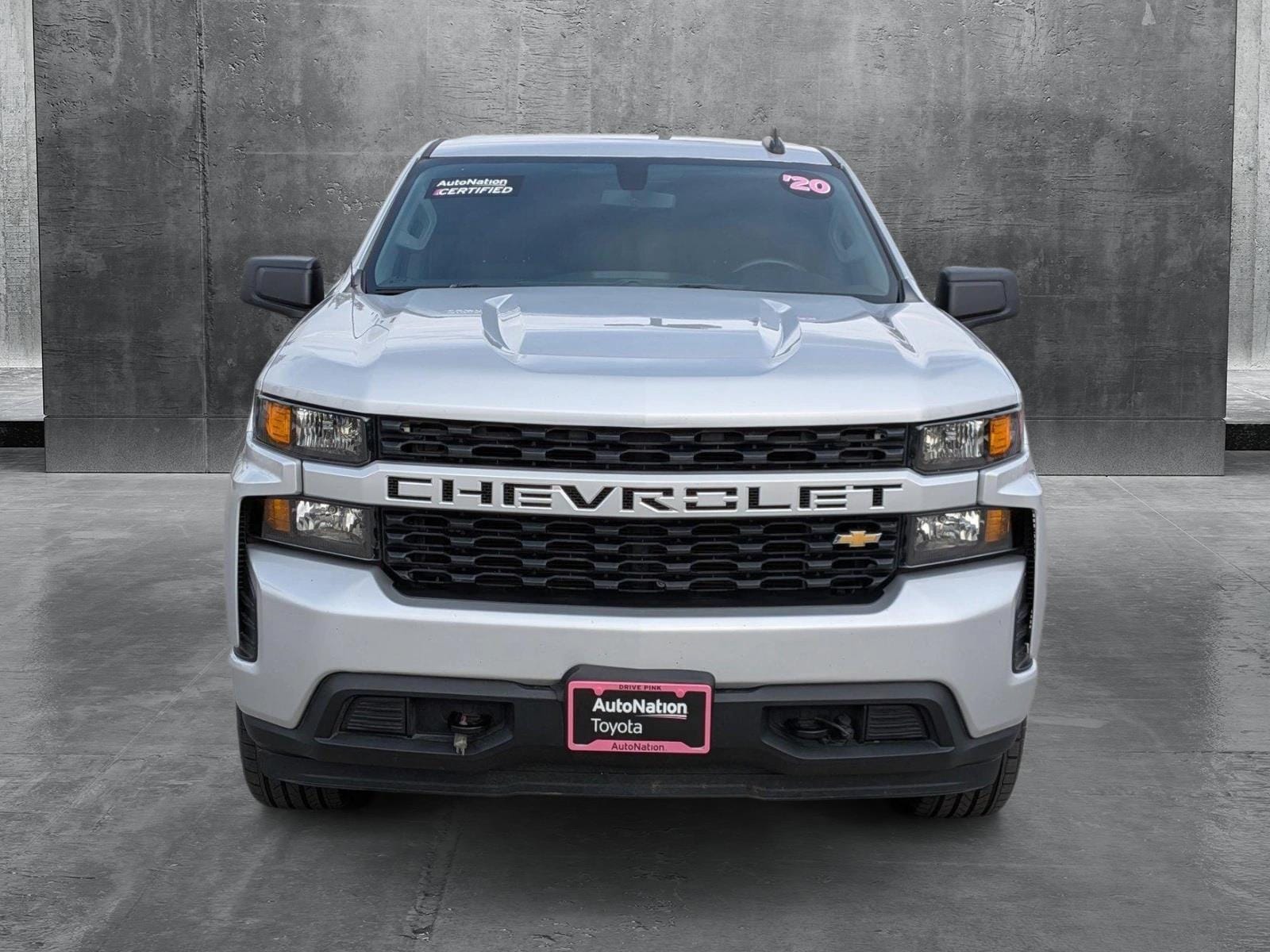 Used 2020 Chevrolet Silverado 1500 Custom with VIN 3GCPYBEH9LG350194 for sale in Las Vegas, NV