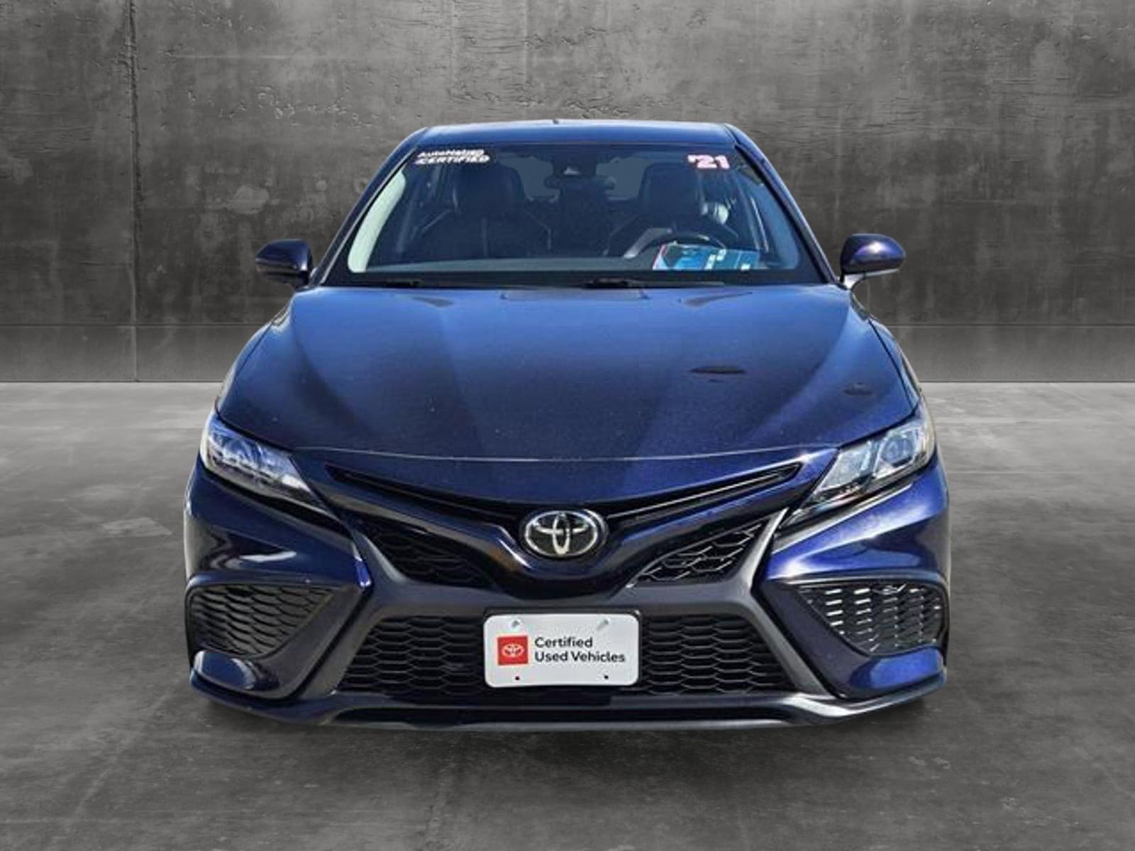 Certified 2021 Toyota Camry SE with VIN 4T1G11AK5MU479821 for sale in Las Vegas, NV