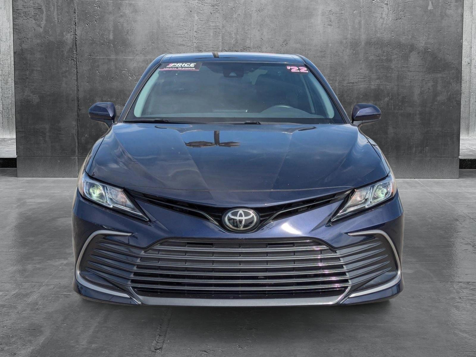 Certified 2022 Toyota Camry LE with VIN 4T1C11AK2NU679670 for sale in Las Vegas, NV