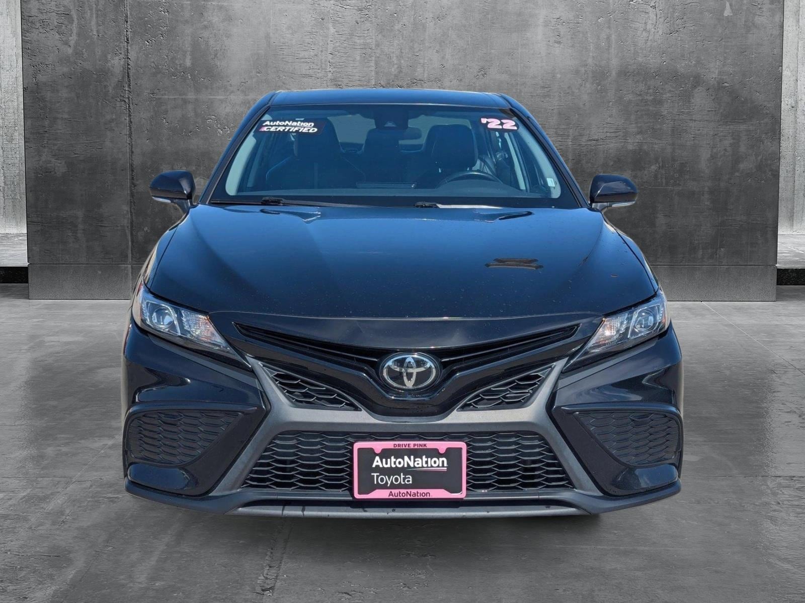 Used 2022 Toyota Camry SE with VIN 4T1G11AK0NU694654 for sale in Las Vegas, NV