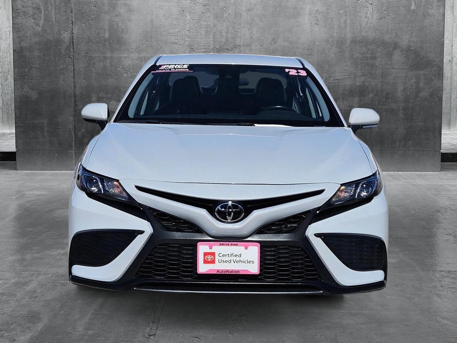 Certified 2023 Toyota Camry SE with VIN 4T1G11AK8PU172972 for sale in Las Vegas, NV