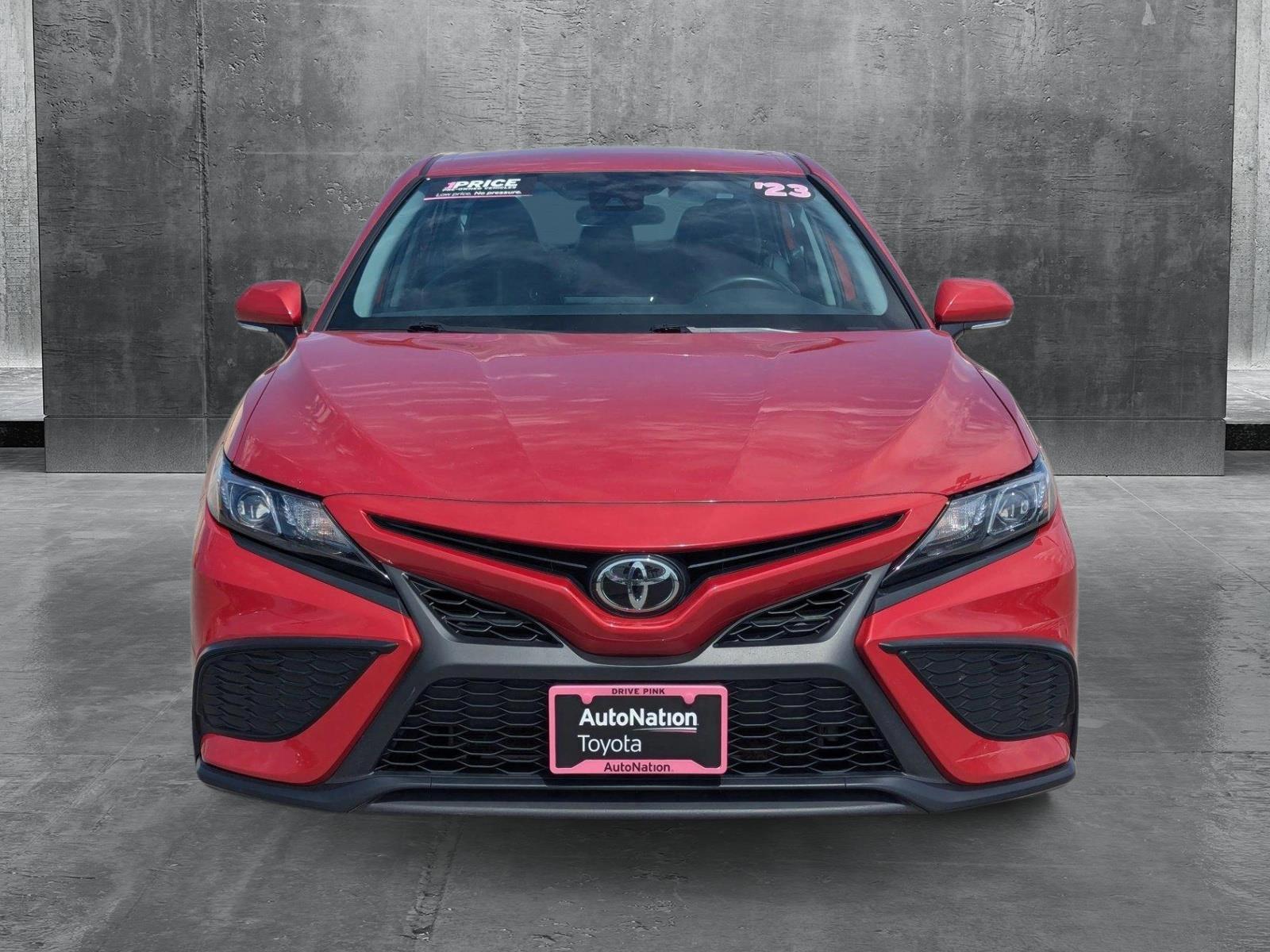 Used 2023 Toyota Camry SE with VIN 4T1G11AK4PU180406 for sale in Las Vegas, NV