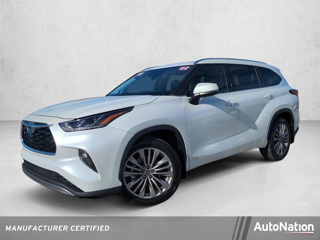 Certified 2022 Toyota Highlander Hybrid Platinum SUV