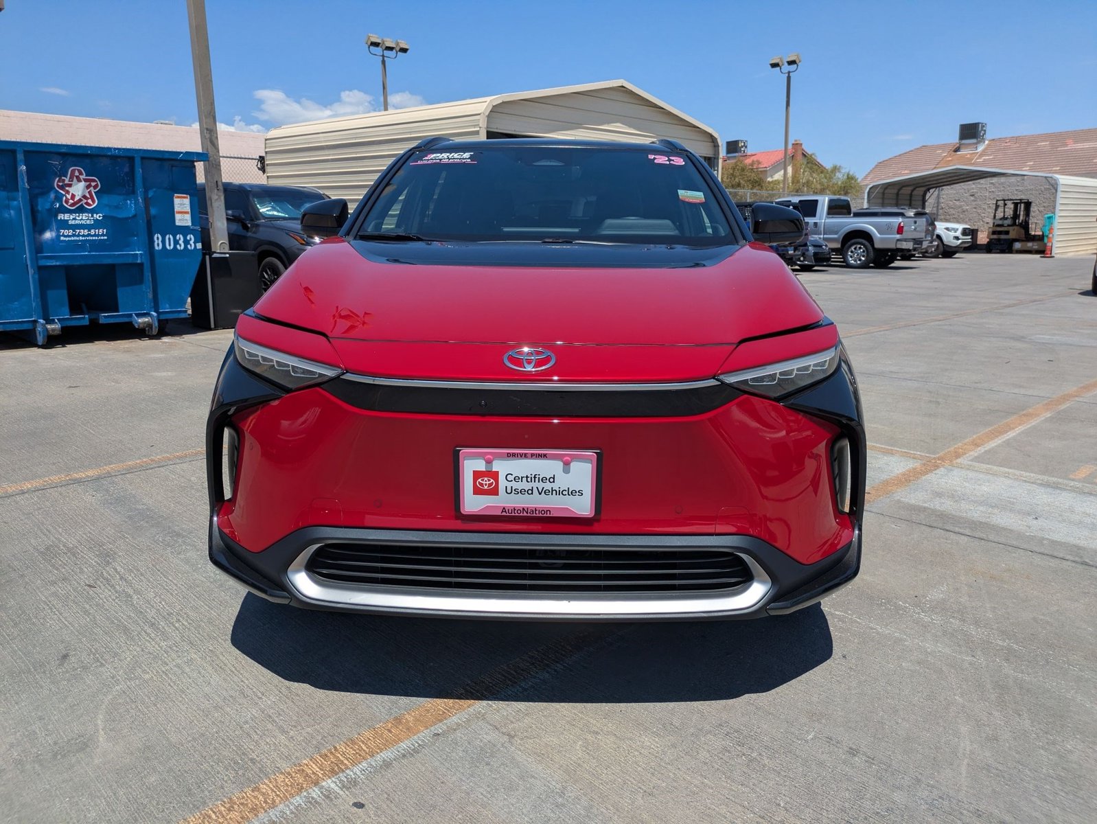 Certified 2023 Toyota bZ4X Limited with VIN JTMABACA0PA031097 for sale in Las Vegas, NV