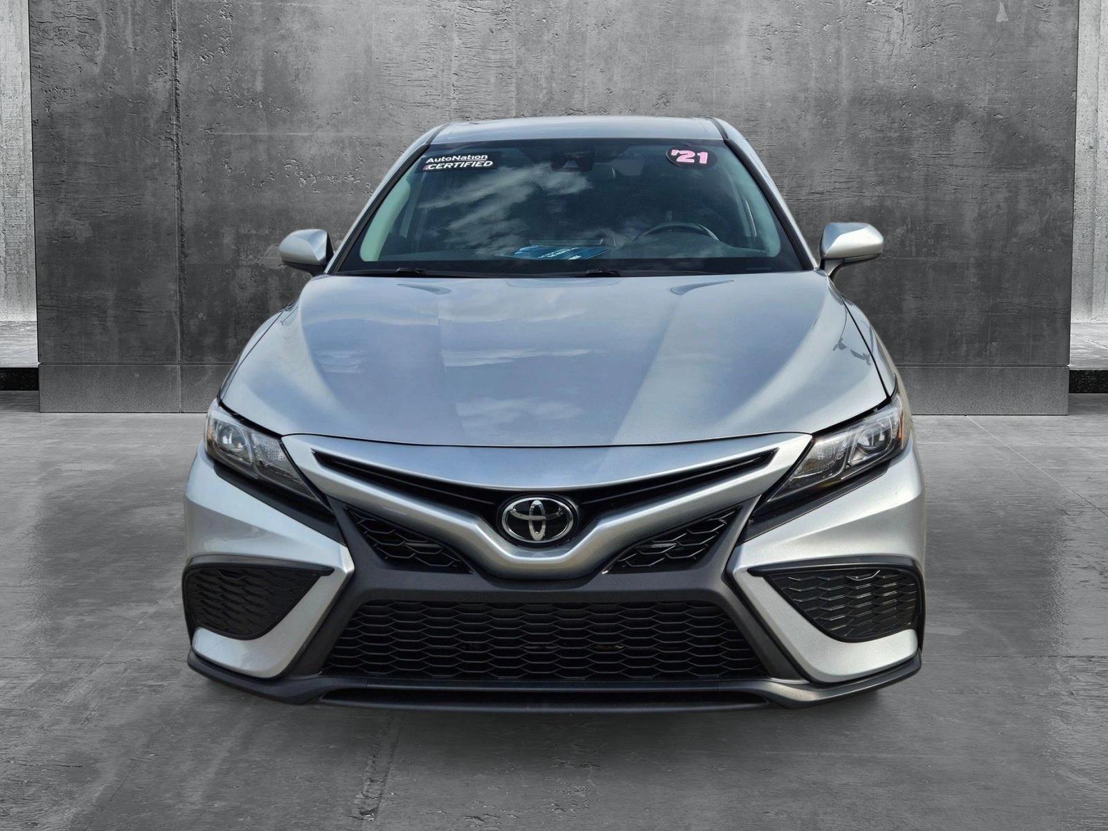Used 2021 Toyota Camry SE with VIN 4T1G11AK8MU483782 for sale in Las Vegas, NV