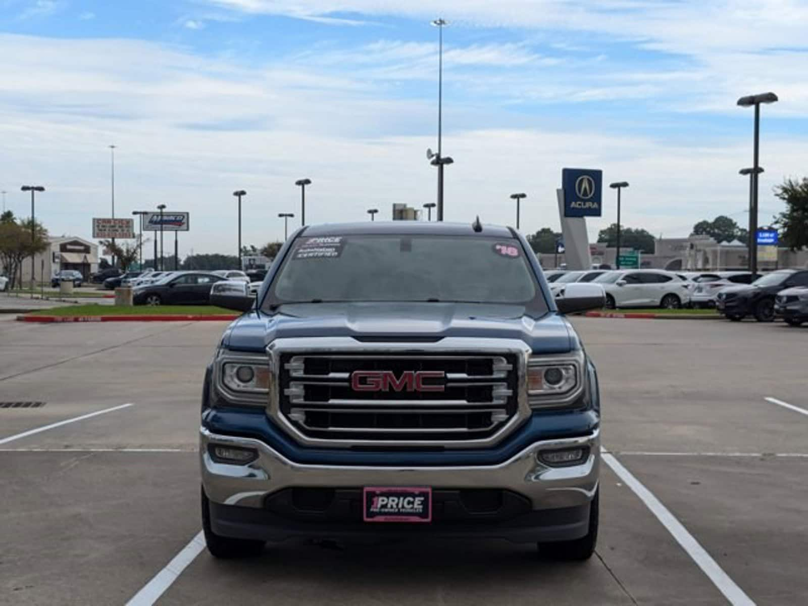 Used 2018 GMC Sierra 1500 SLT with VIN 3GTP1NEC7JG178657 for sale in Austin, TX